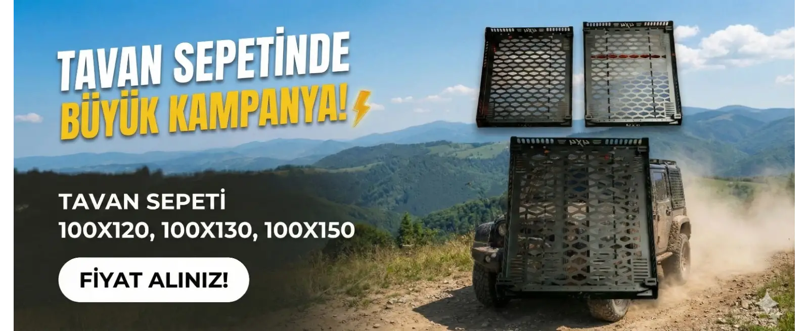 OFFROAD TAVAN SEPETİ