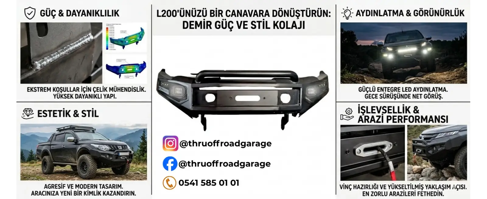 L200 ÖN DEMİR TAMPON