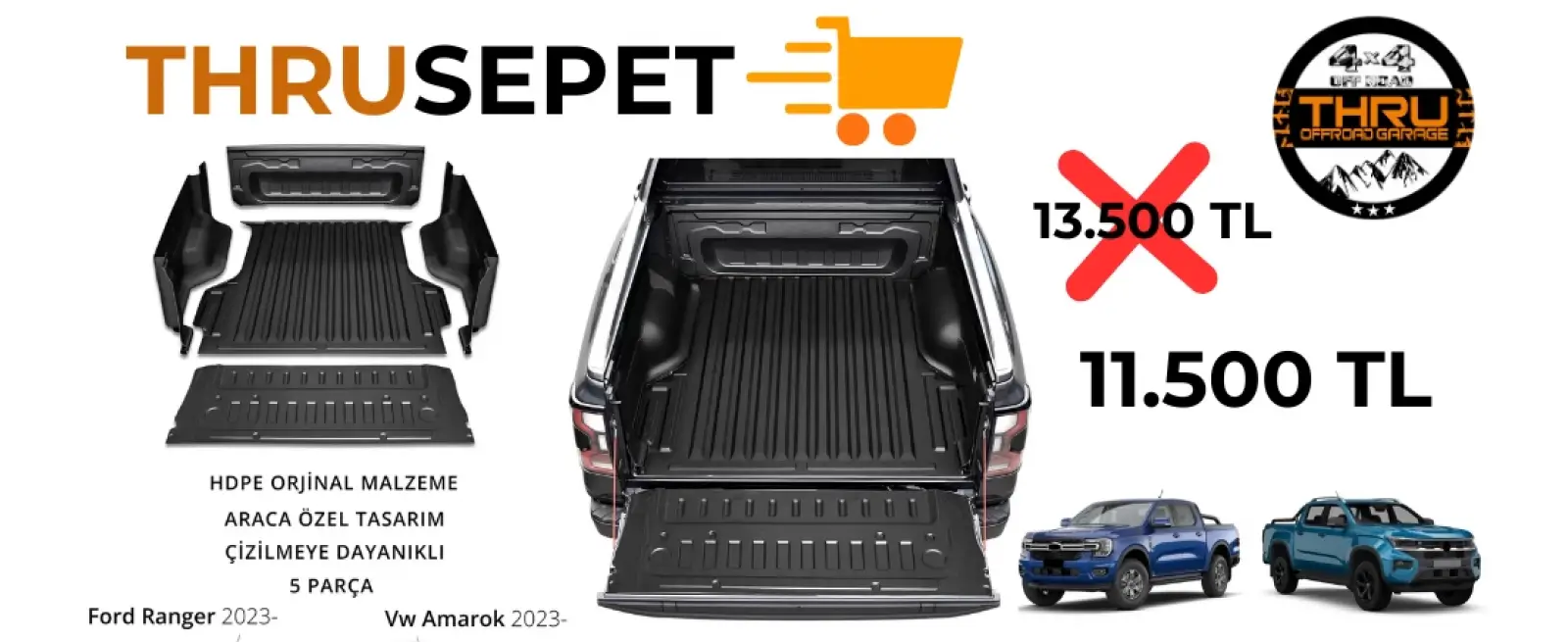 FORD RANGER/AMAROK KASA HAVUZU