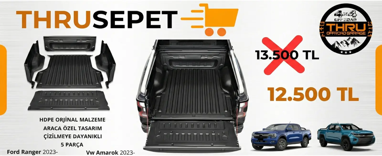 FORD RANGER/AMAROK KASA HAVUZU