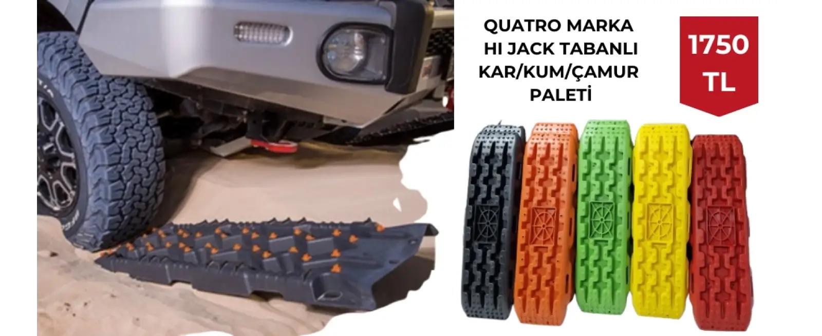 THRUOFFROAD GARAGE KAR KUM ÇAMUR PALETLERİ