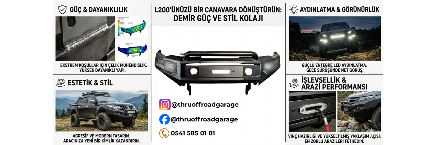 L200 ÖN DEMİR TAMPON