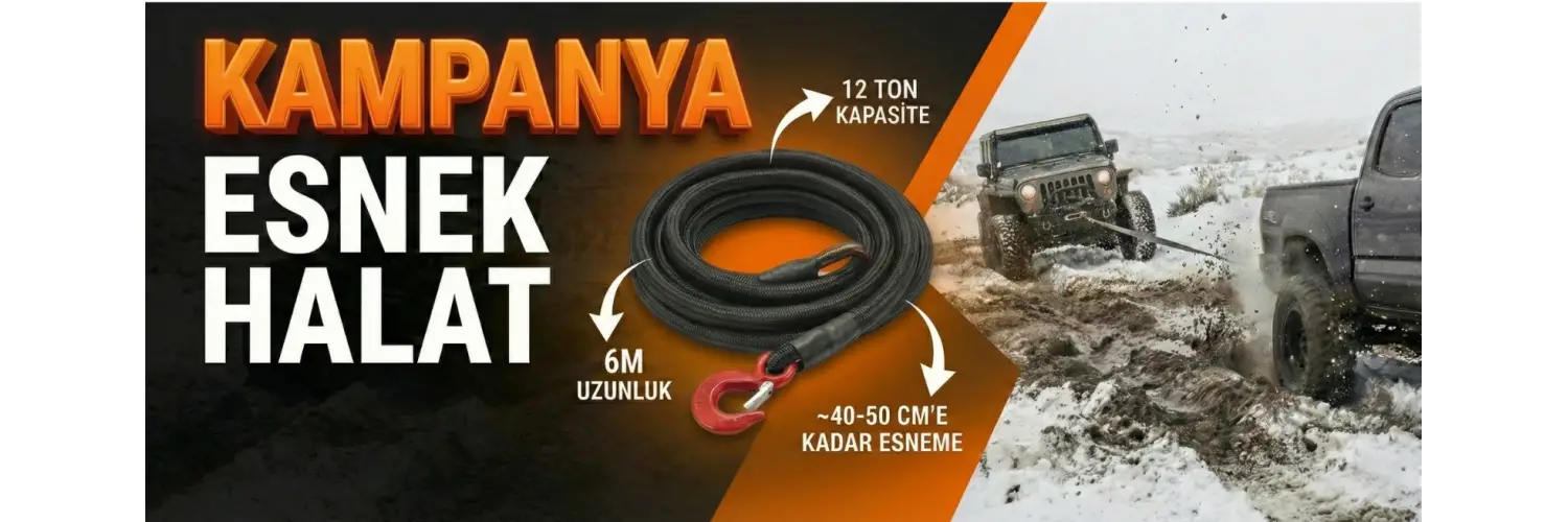 ESNEK HALAT 6 M 12 TON SİYAH THRU