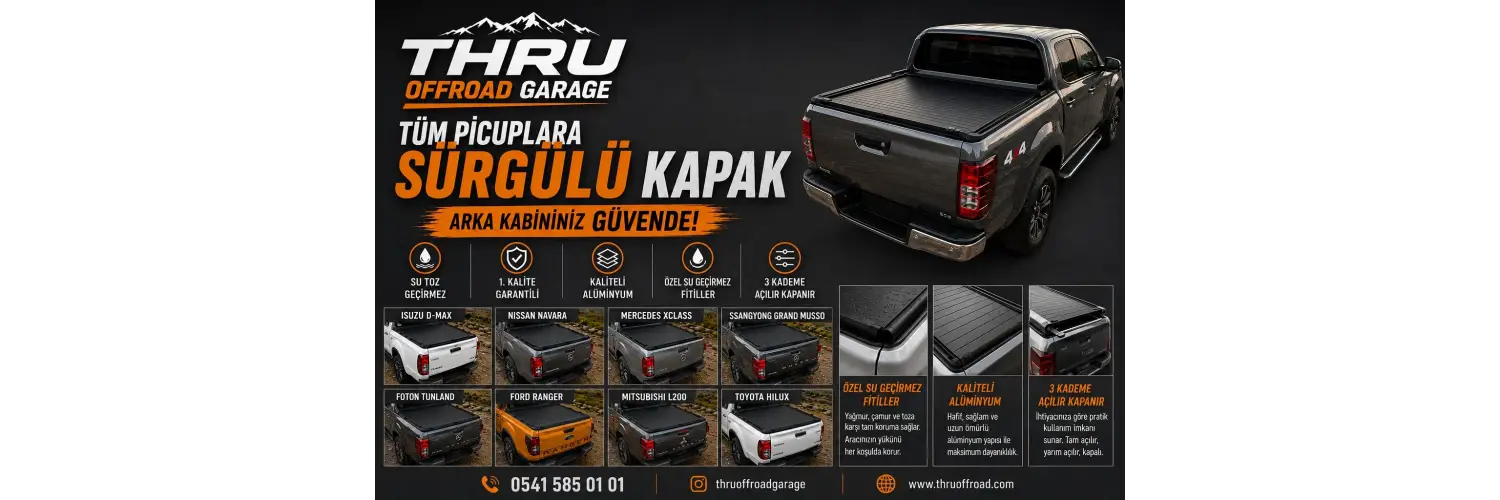 PİCK-UP SÜRGÜLÜ KAPAK