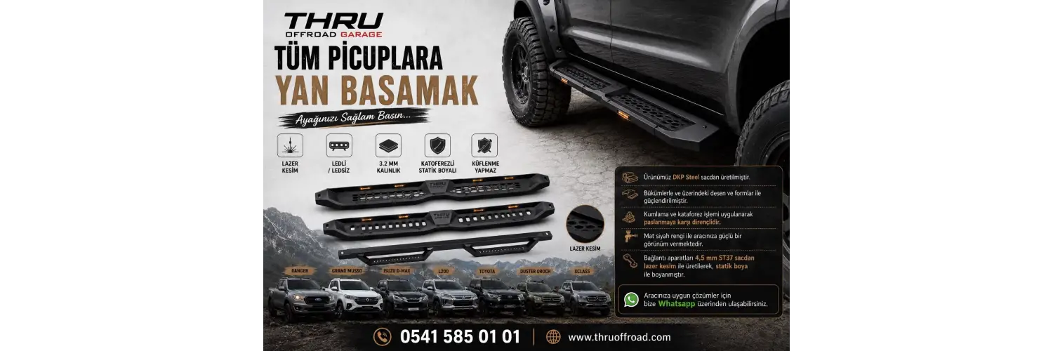 PİCK UP  YAN BASAMAK