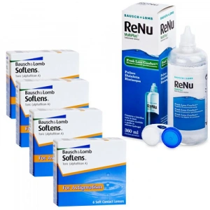 Soflens 66 for Astigmatism 4lü Set + Solüsyon Hediye