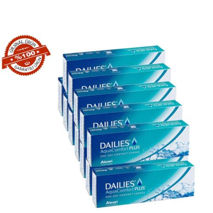 Dailies AquaComfort Plus 12iı Set + Solüsyon Hediye