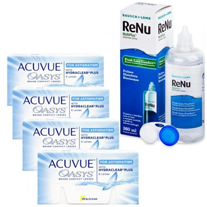 Acuvue Oasys for Astigmatism 4lü Set + Solüsyon Hediye