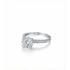 Dört Tırnak Tek Taşlı Gümüş Yüzük - Gümüş