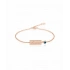 Nazarlı Gümüş İsim Bileklik - Rose