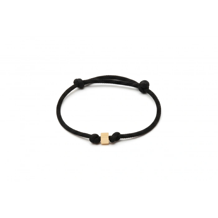 Tek Küp Altın İpli Bileklik - Altın