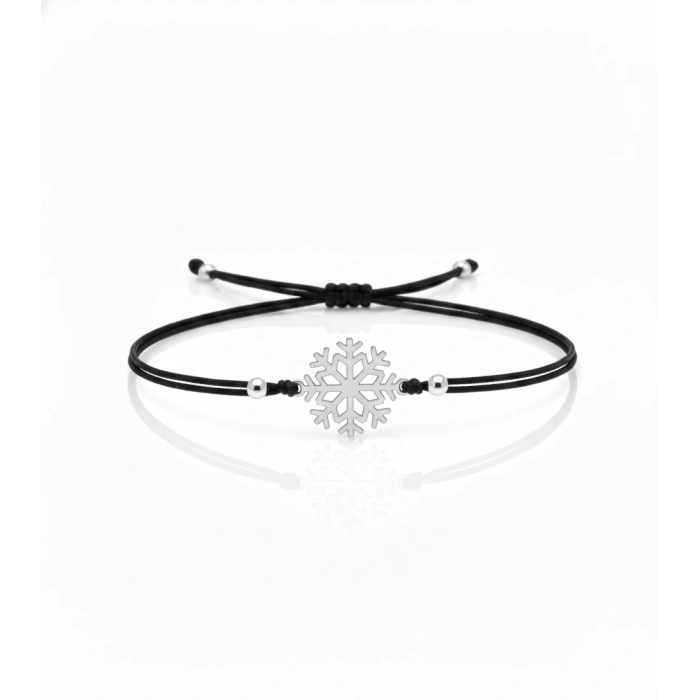 Kartanesi İpli Gümüş Bileklik - Gümüş