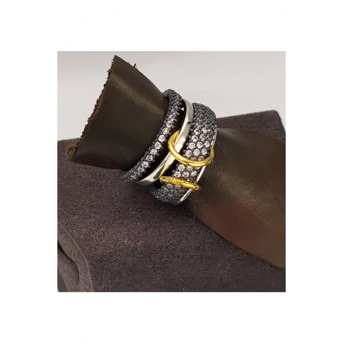 925 Ayar Çoklu Tarz Gümüş Yüzük