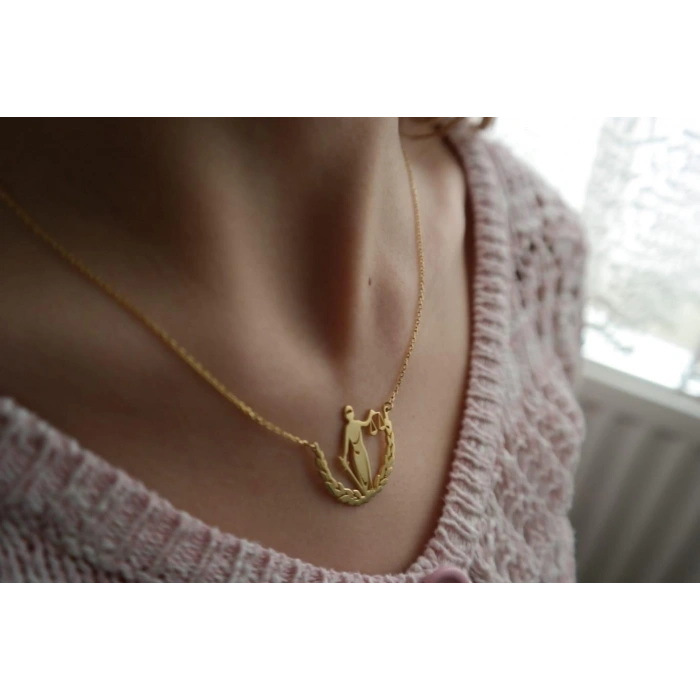 Adalet Simgesi Gümüş Kolye - Gümüş