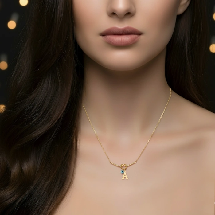 Aşk Düğümü Gümüş Kolye - Gümüş