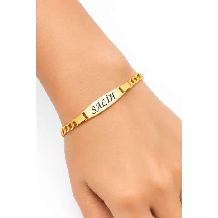 Gümüş Çocuk Künye - Altın