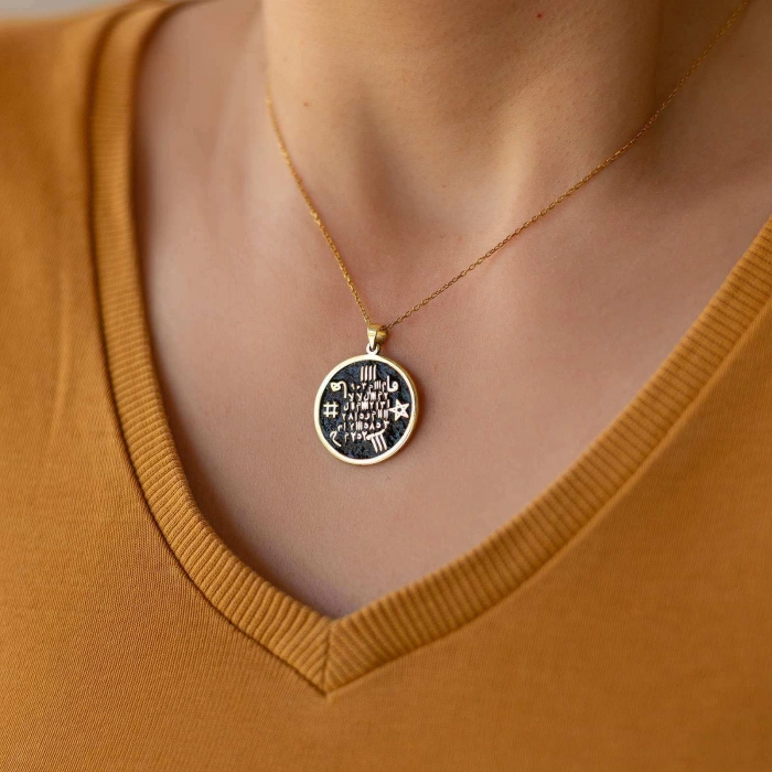 Hiçlikten Gelen Güç Gümüş Tılsım Kolye - Gümüş