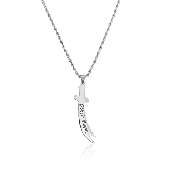 Hz.Ali Zülfikar Gümüş Kolye - Gümüş