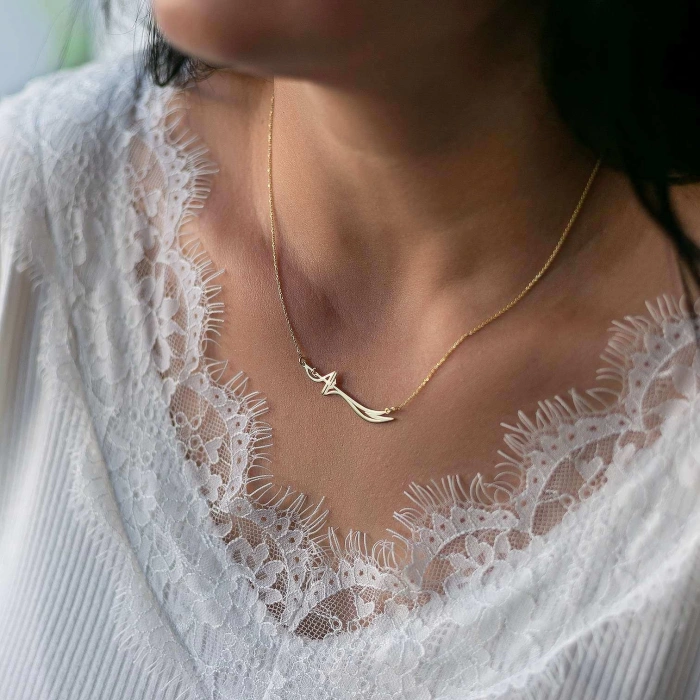 Hz.Ali Zülfikar Kılıcı Gümüş Kolye - Gümüş