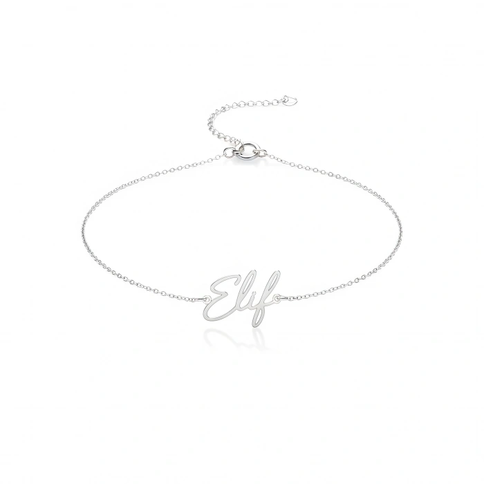 İmza Gümüş Halhal 925 Ayar - Gümüş