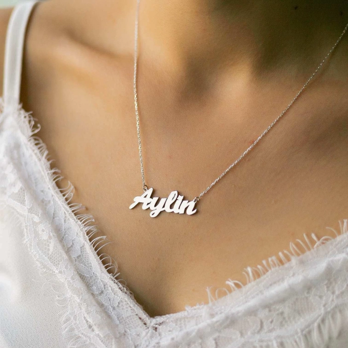 İsim Kolye - Gümüş