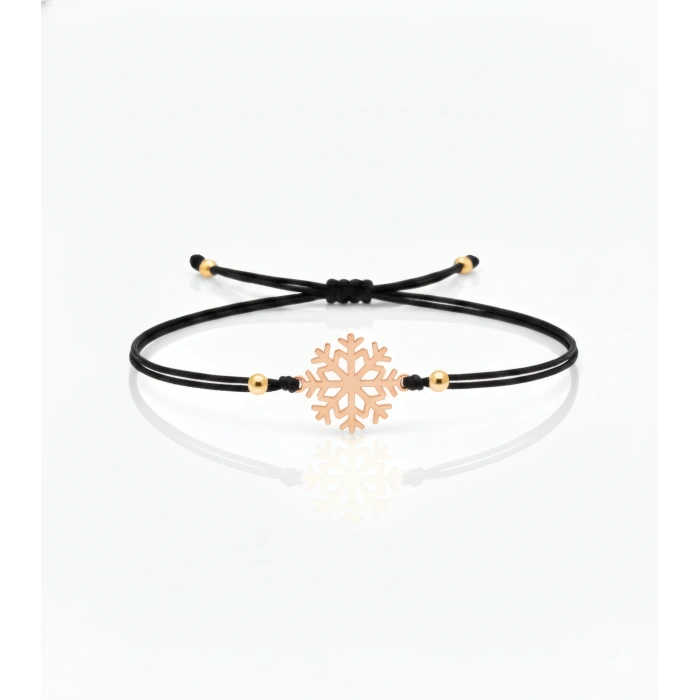 Kartanesi İpli Gümüş Bileklik - Rose