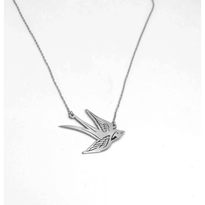 Kırlangıç Kolye - Gümüş