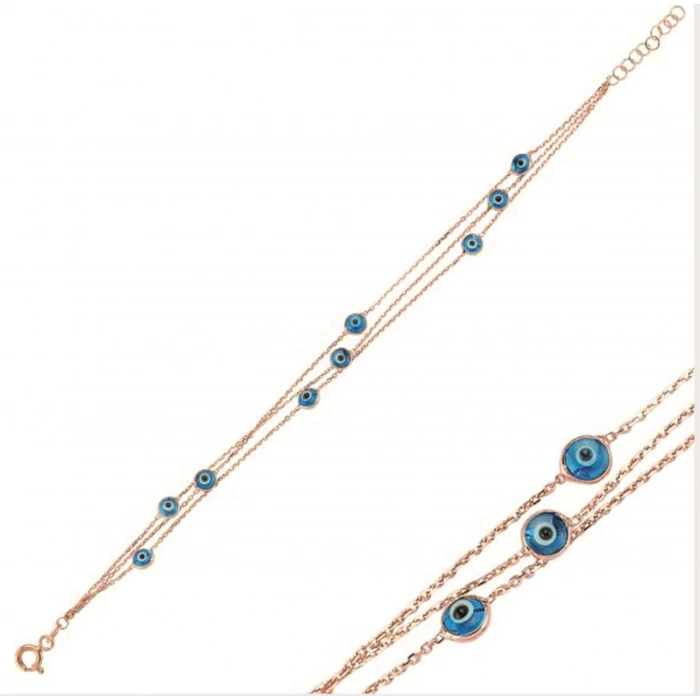 Nazar Boncuklu Bileklik - Rose