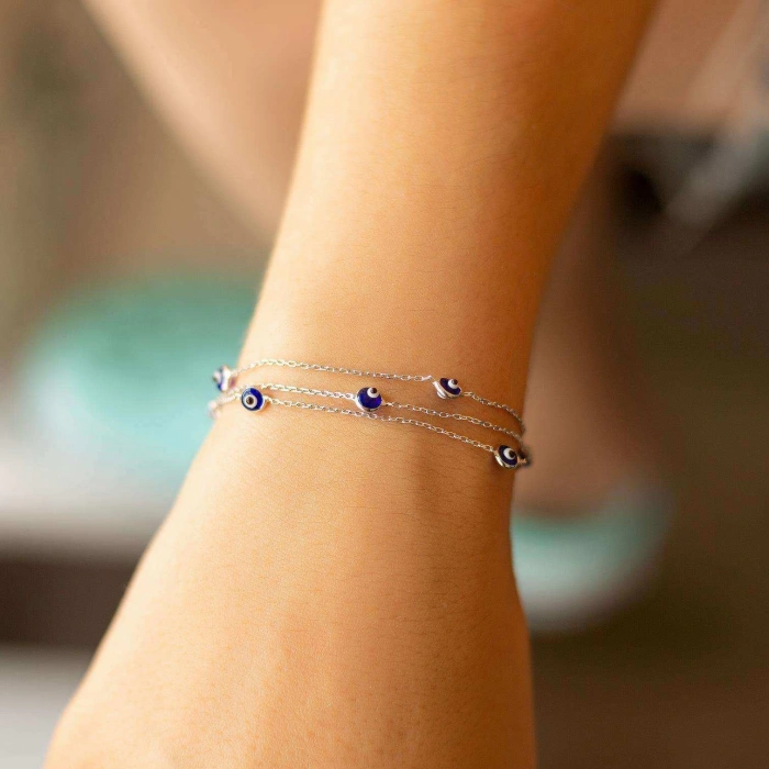 Nazar Boncuklu Bileklik - Rose