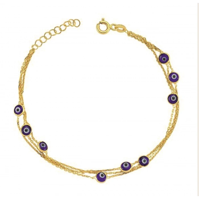 Nazar Boncuklu Bileklik - Rose