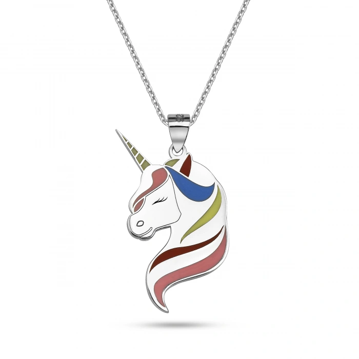 Unicorn Kolye - Gümüş