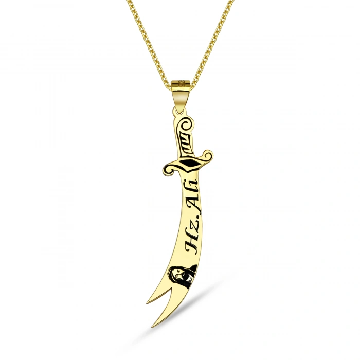 Zülfikar Kolye - Altın