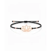 Lotus Çiçeği İpli Gümüş Bileklik - Rose