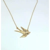 Kırlangıç Kolye - Altın