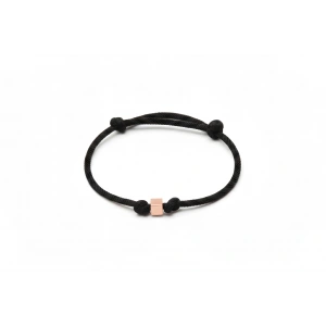 Tek Küp Altın İpli Bileklik - Rose