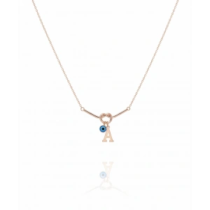 Aşk Düğümü Gümüş Kolye - Rose