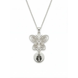 Füsun Model Nostaljik Gümüş Kolye - Gümüş