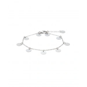 925 Ayar Gümüş Yuvarlak Halhal - Gümüş