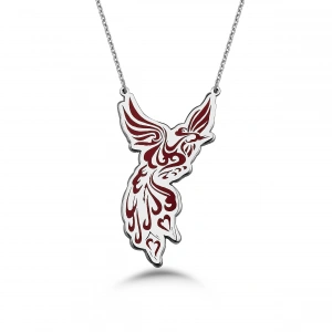 Ankanın Yükselişi Gümüş Kolye-Gümüş