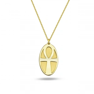 Ankh Gümüş Kolye
