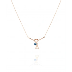 Aşk Düğümü Gümüş Kolye - Rose