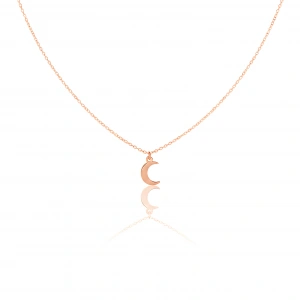 Ay Gümüş Kolye - Rose