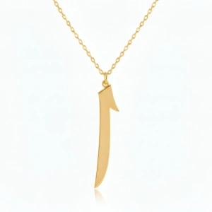 Elif Gümüş Kolye - Altın