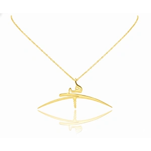 Gümüş Hiç Kolyesi - Altın