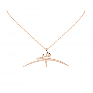 Gümüş Hiç Kolyesi - Rose