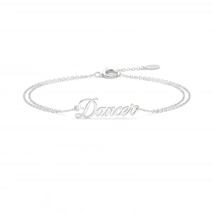 Gümüş İsim Bileklik - Gümüş