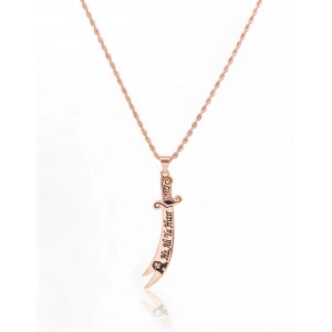 Hz.Ali Zülfikar Gümüş Kolye - Rose