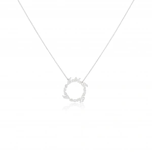 İsim Halka Kolye - Gümüş