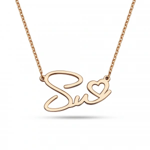 Kalbimdeki İsim Gümüş Kolye