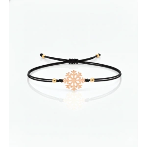 Kartanesi İpli Gümüş Bileklik - Rose